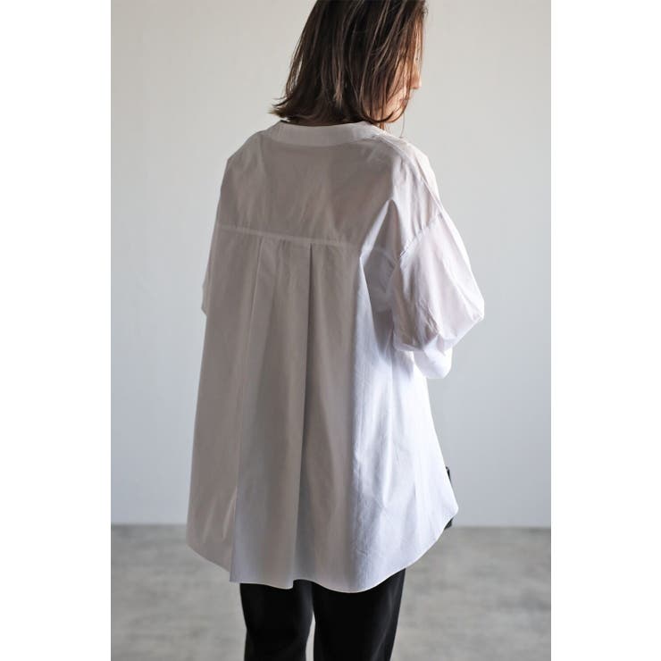 ノーカラースキッパーシャツ | BONJOUR SAGAN | 詳細画像4 