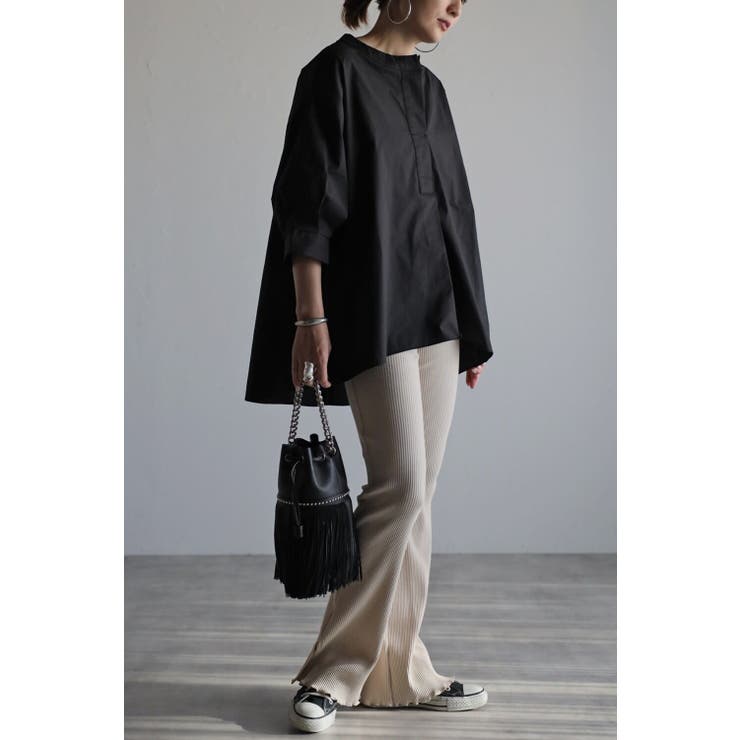 ノーカラースキッパーシャツ | BONJOUR SAGAN | 詳細画像12 