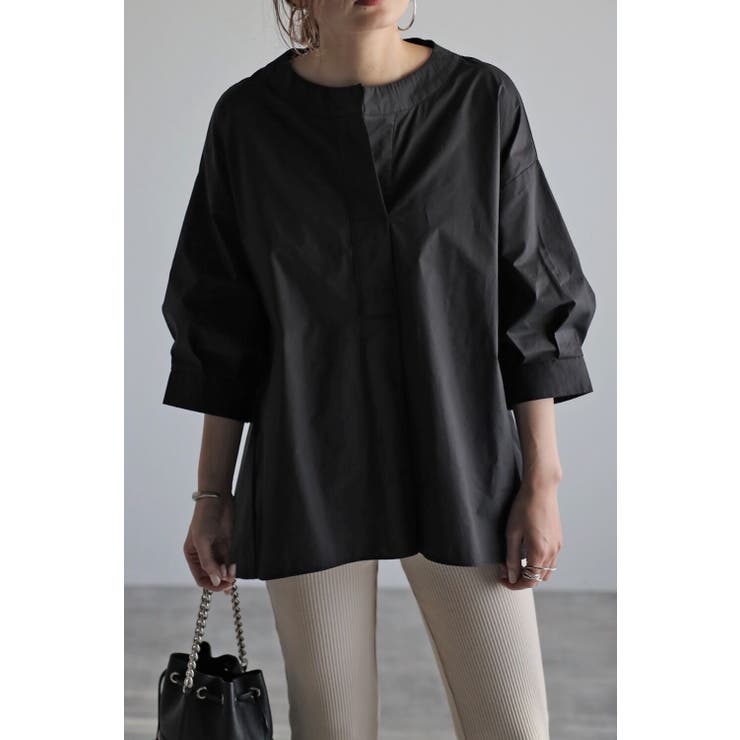 ノーカラースキッパーシャツ | BONJOUR SAGAN | 詳細画像13 