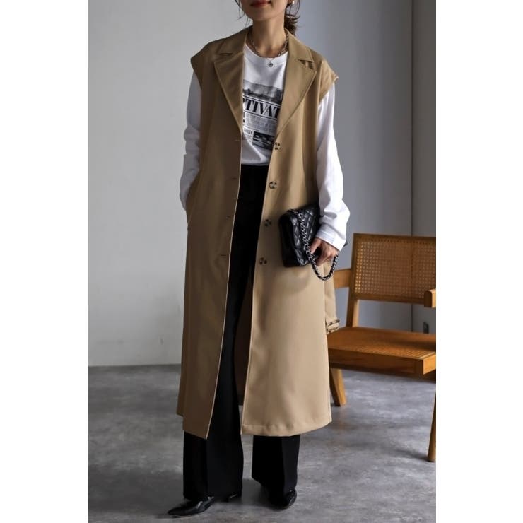 袖2WAYケープチェスターコート 77-002006 | BONJOUR SAGAN | 詳細画像2 