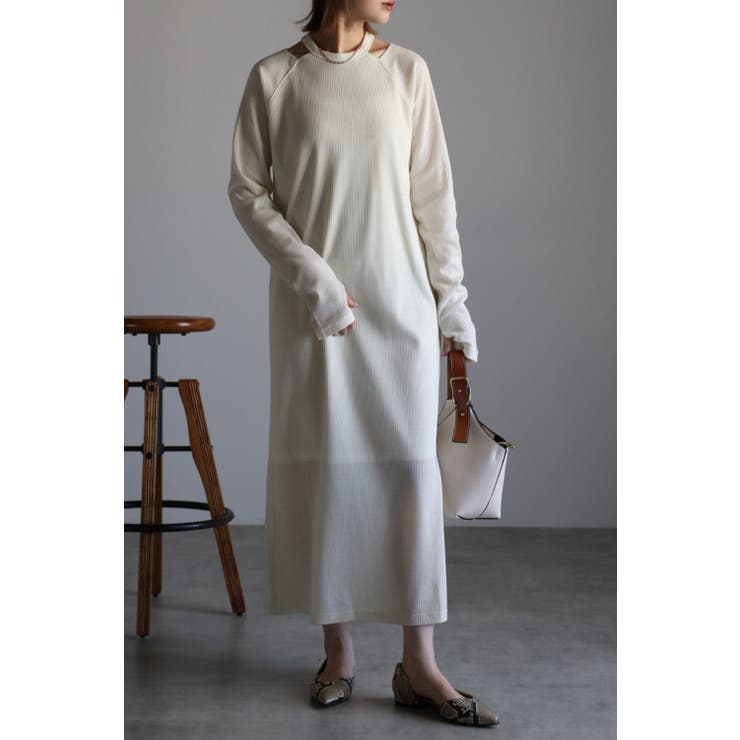 アメスリカットワッフルワンピース 77-002022 | BONJOUR SAGAN | 詳細画像1 