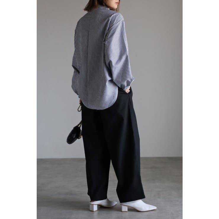 リネン混ワイドパンツ 77-002079 | BONJOUR SAGAN | 詳細画像14 