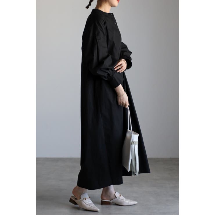 ボリュームスリーブバンドカラーシャツワンピース 77-002117 | BONJOUR SAGAN | 詳細画像10 