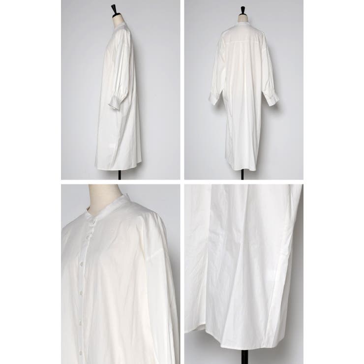 ボリュームスリーブバンドカラーシャツワンピース 77-002117 | BONJOUR SAGAN | 詳細画像15 