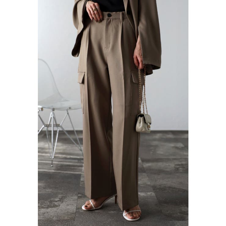 カーゴパンツ スラックス センタープレス | BONJOUR SAGAN | 詳細画像10 