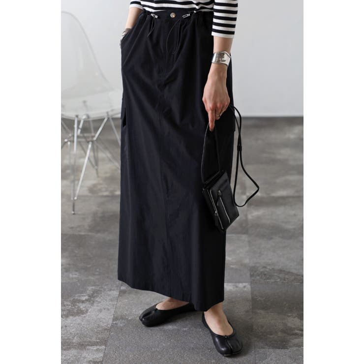 ドロストコードミリタリーカーゴスカート 77-002384 | BONJOUR SAGAN | 詳細画像1 