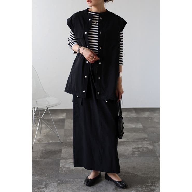 ドロストコードミリタリーカーゴスカート 77-002384 | BONJOUR SAGAN | 詳細画像2 