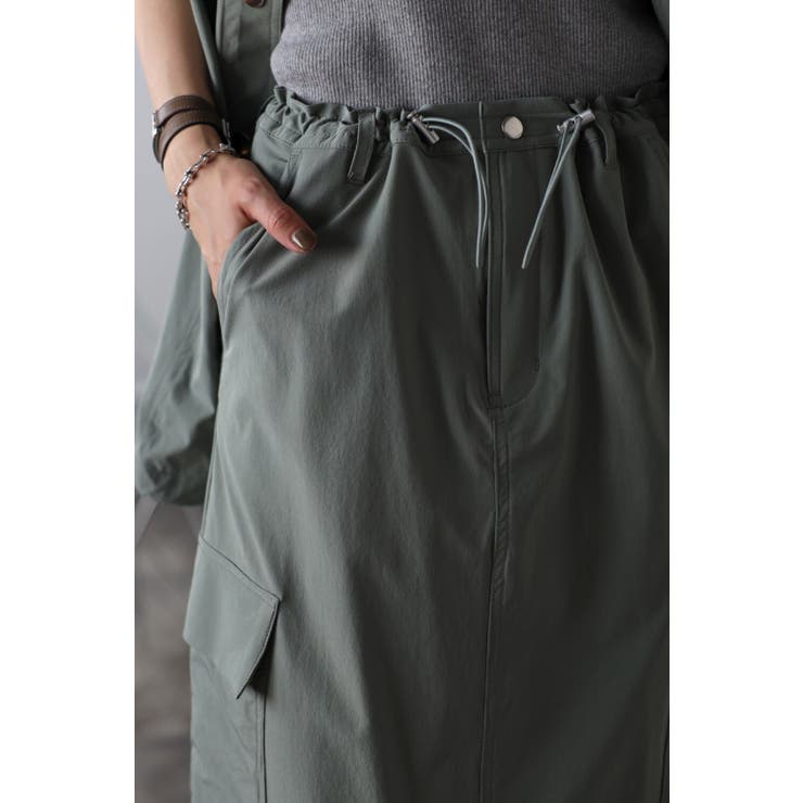 ドロストコードミリタリーカーゴスカート 77-002384 | BONJOUR SAGAN | 詳細画像11 