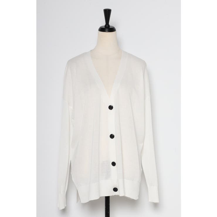 サイドスリットシアーカーディガン 77-002575 | BONJOUR SAGAN | 詳細画像18 