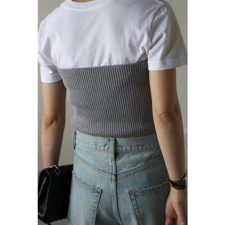 ニットリブビスチェ 77-002597 | BONJOUR SAGAN | 詳細画像4 