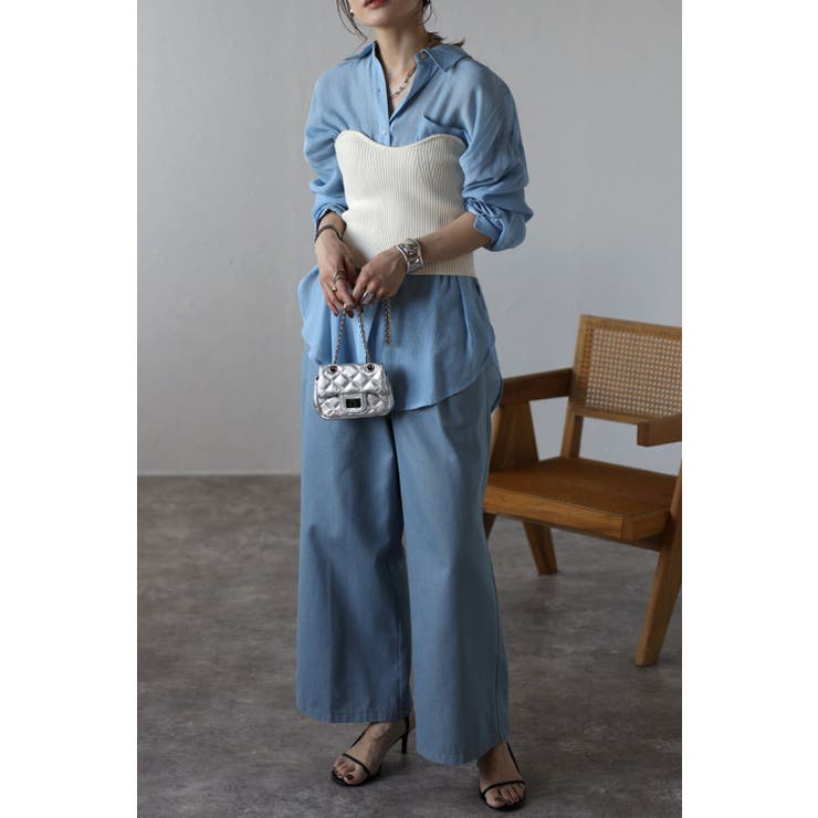 ニットリブビスチェ 77-002597 | BONJOUR SAGAN | 詳細画像9 