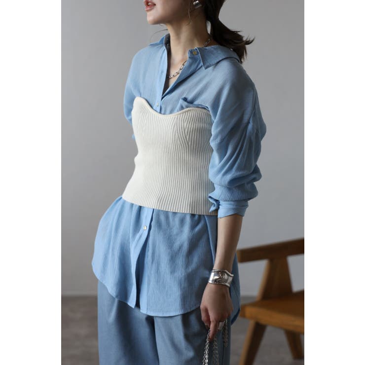 ニットリブビスチェ 77-002597 | BONJOUR SAGAN | 詳細画像10 