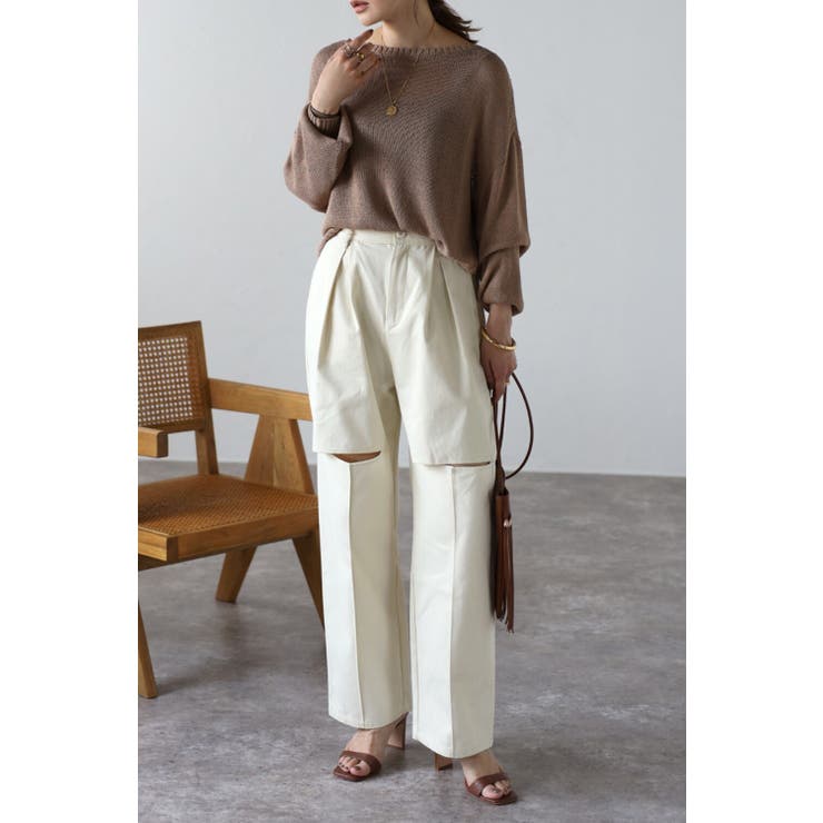 オフショルメッシュプルオーバー 77-002625 | BONJOUR SAGAN | 詳細画像9 