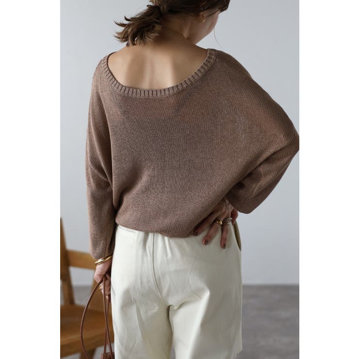 オフショルメッシュプルオーバー 77-002625 | BONJOUR SAGAN | 詳細画像12 