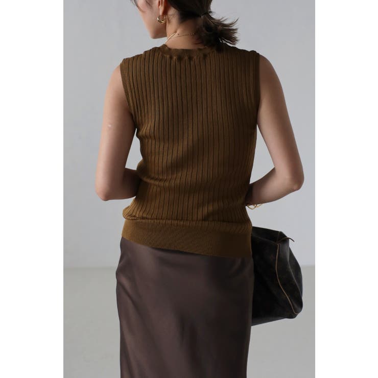 ワイドリブノースリサマーニット 77-002646 | BONJOUR SAGAN | 詳細画像10 