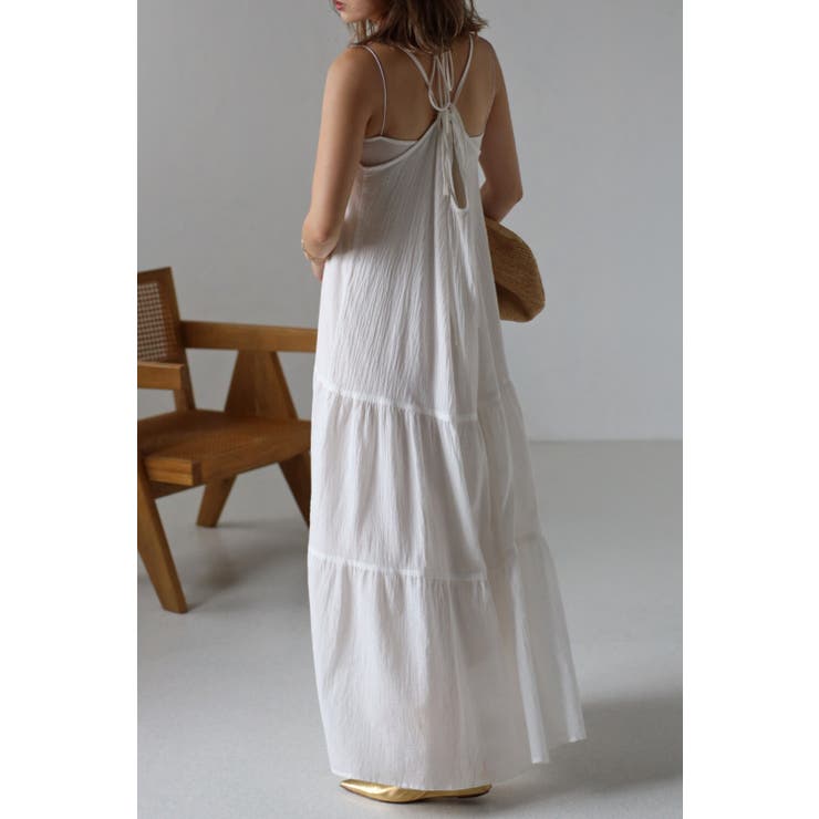 ワッシャーティアードキャミワンピース 77-002691 | BONJOUR SAGAN | 詳細画像3 