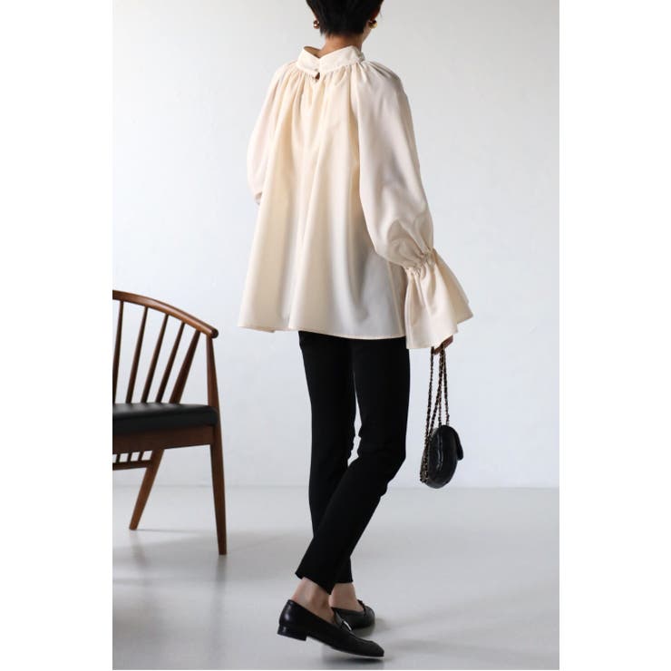 キャンディスリーブギャザーブラウス 77-002785 | BONJOUR SAGAN | 詳細画像4 