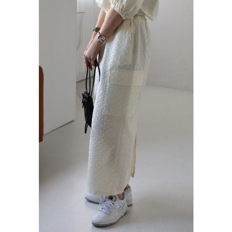 膨れジャガードカーゴスカート 77-002836 | BONJOUR SAGAN | 詳細画像6 