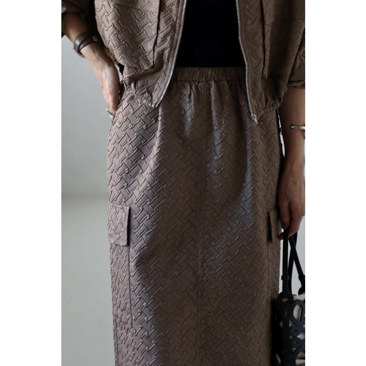 膨れジャガードカーゴスカート 77-002836 | BONJOUR SAGAN | 詳細画像13 