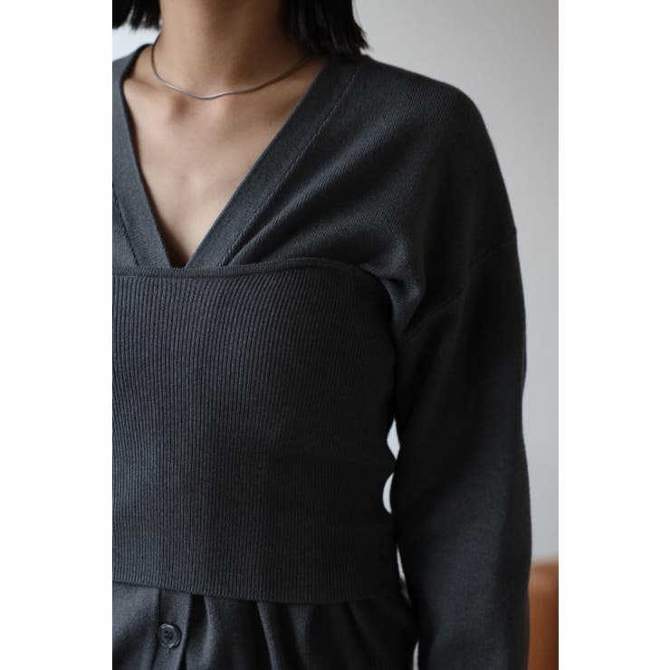 ビスチェセットカーディガン 77-003254 | BONJOUR SAGAN | 詳細画像3 