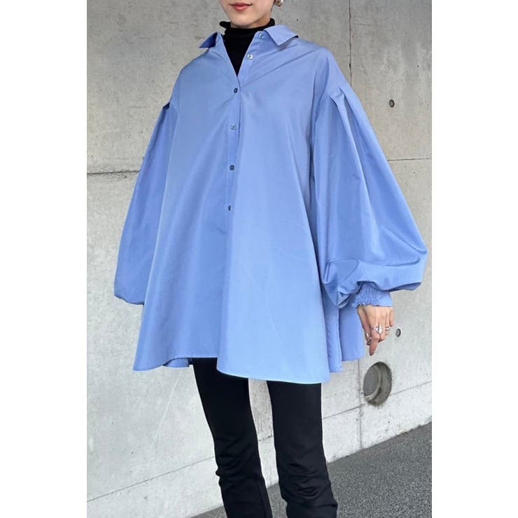 ❣️値下げ❣️yangany  バルーンスリーブスキッパーブラウス Yangany ヤンガニー バルーンスリーブ スキッパーネック ブラウス
