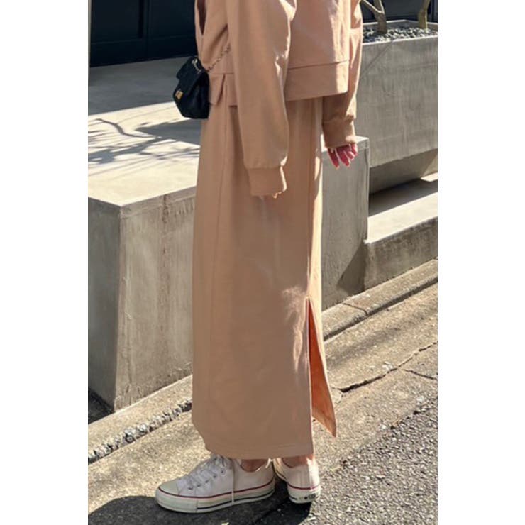 パーカー×スウェットスカートセットアップ 77-003294 | BONJOUR SAGAN | 詳細画像12 