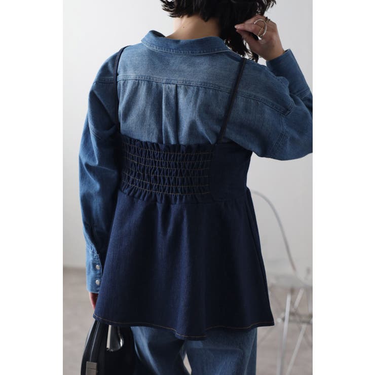 デニムキャミビスチェ 77-003311 | BONJOUR SAGAN | 詳細画像3 