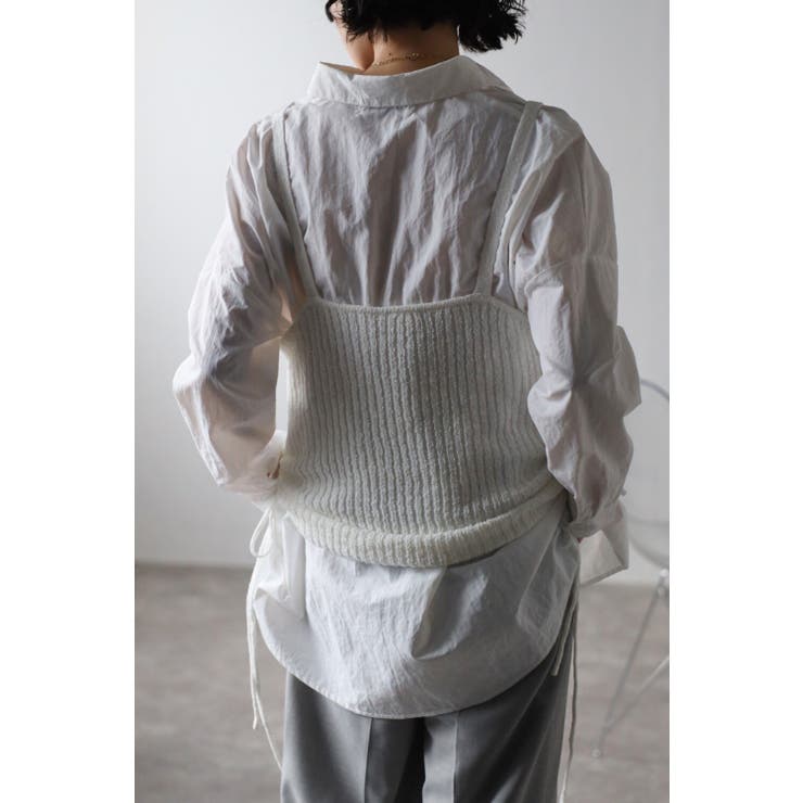 ミックスニットキャミ 77-003338 | BONJOUR SAGAN | 詳細画像7 