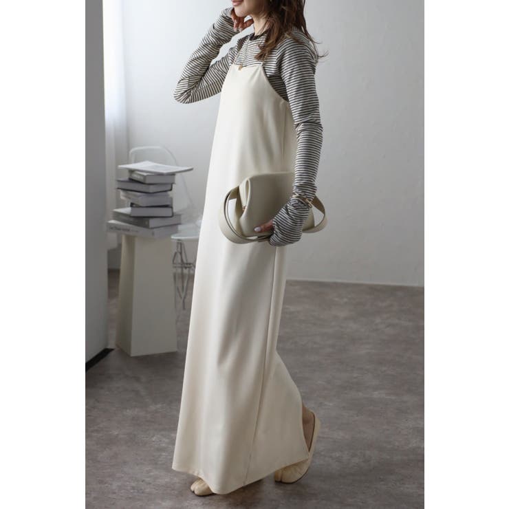 胸パッド取り外しキャミロングワンピース 77-003430 | BONJOUR SAGAN | 詳細画像11 