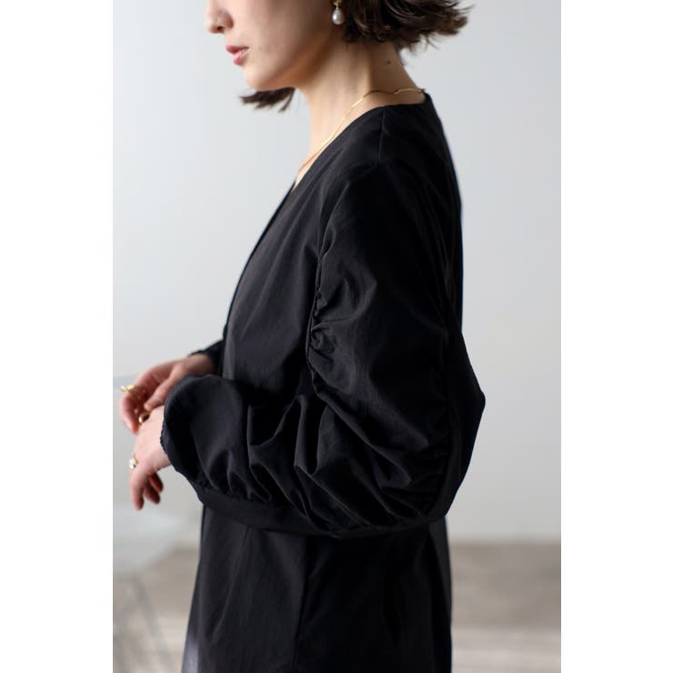 カーブギャザースリーブブラウス 77-003441 | BONJOUR SAGAN | 詳細画像15 