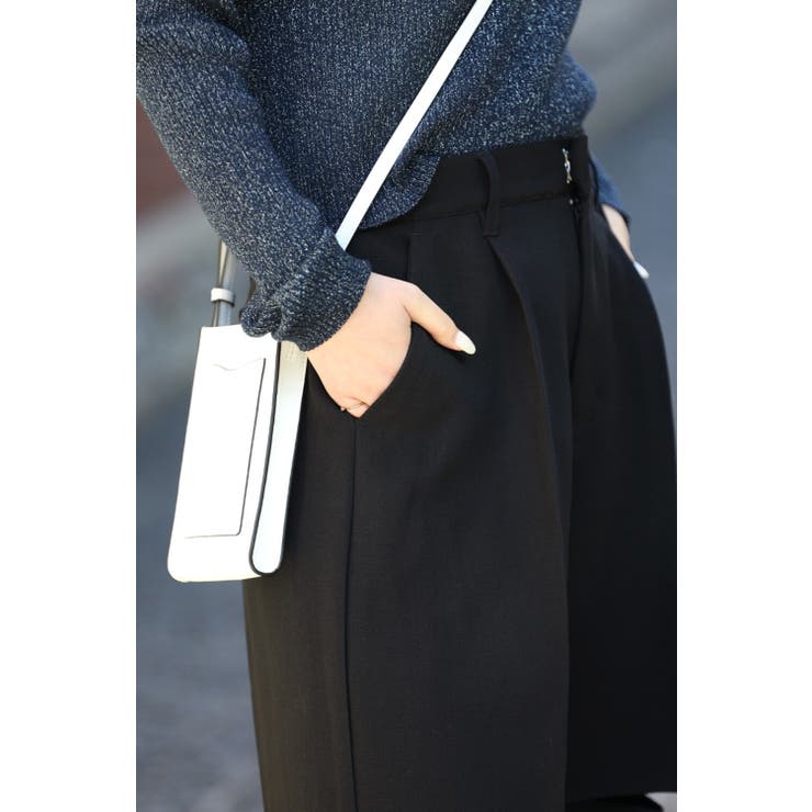 膝スリットスラックスパンツ 77-003454 | BONJOUR SAGAN | 詳細画像15 