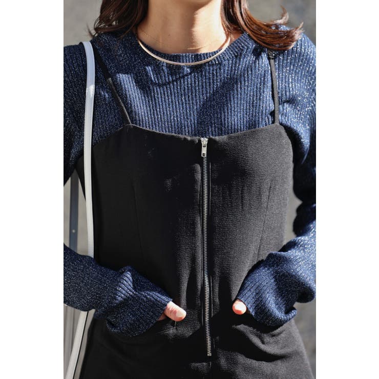 フロントジップビスチェキャミ 77-003455 | BONJOUR SAGAN | 詳細画像7 