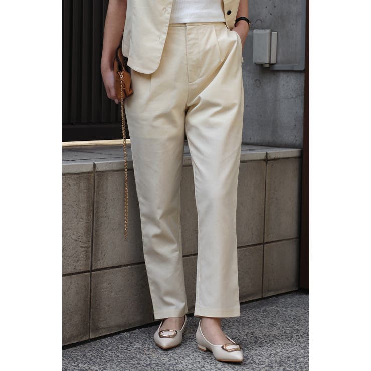 リネン混ハンサムベストセットアップ 77-003462 | BONJOUR SAGAN | 詳細画像3 