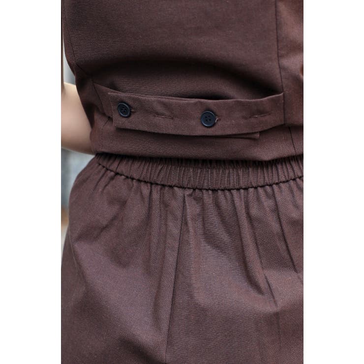 リネン混ハンサムベストセットアップ 77-003462 | BONJOUR SAGAN | 詳細画像14 