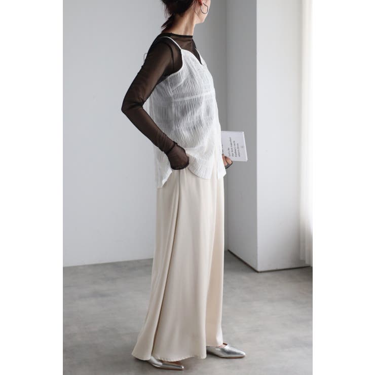 フロントジップシャーリングキャミ 77-003477 | BONJOUR SAGAN | 詳細画像12 