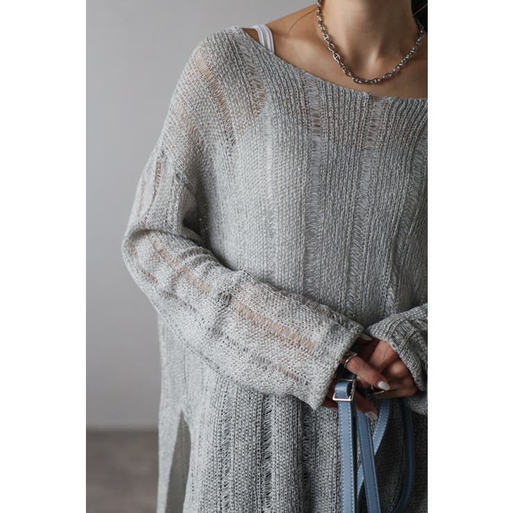 ラーベン編みラウンドネックニット 77-003481 | BONJOUR SAGAN | 詳細画像9 