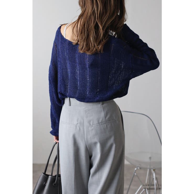 ラーベン編みラウンドネックニット 77-003481 | BONJOUR SAGAN | 詳細画像11 