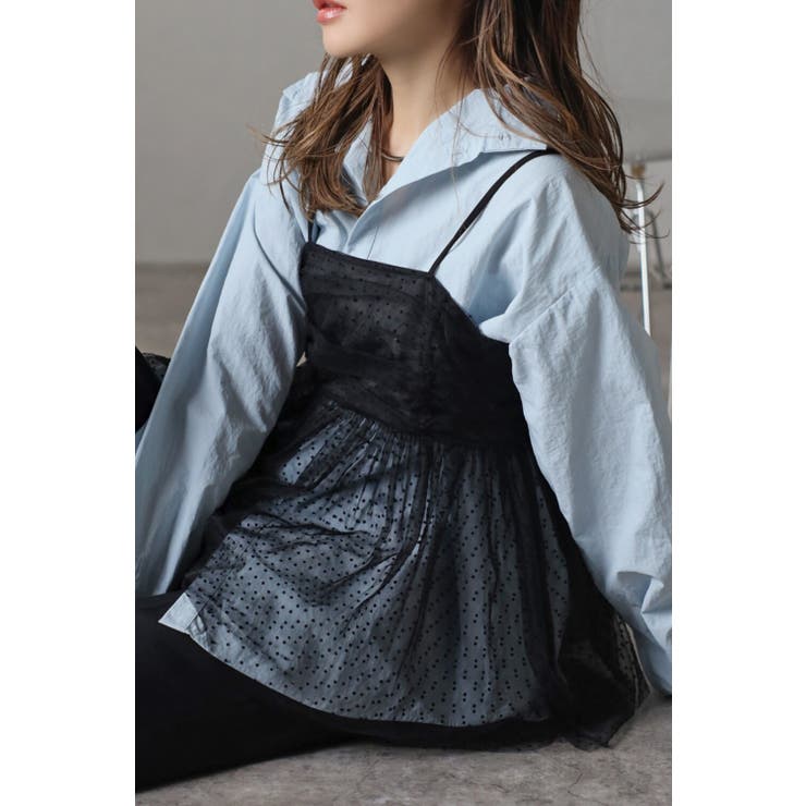 ドットチュールキャミ 77-003510 | BONJOUR SAGAN | 詳細画像4 