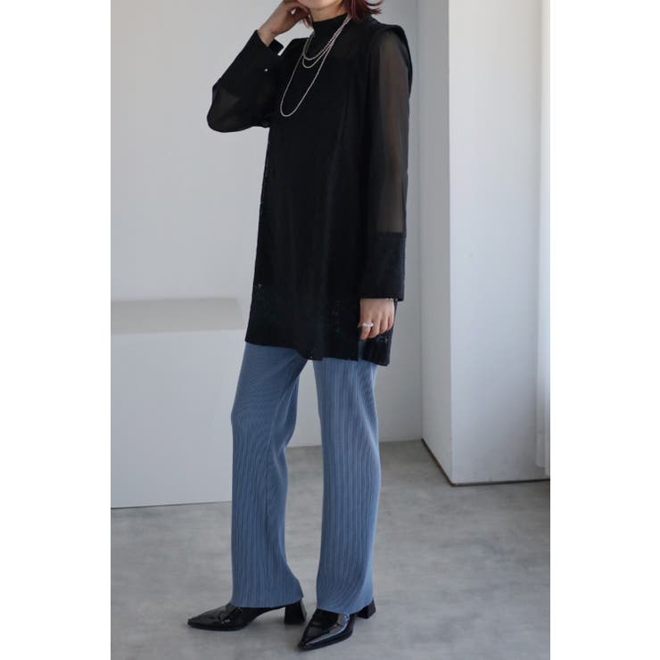 レースデコルテシアーブラウス 77-003514 | BONJOUR SAGAN | 詳細画像7 