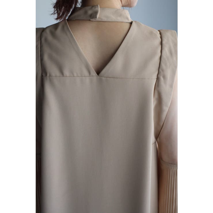 プリーツフレアスリーブドレス 77-003516 | BONJOUR SAGAN | 詳細画像14 