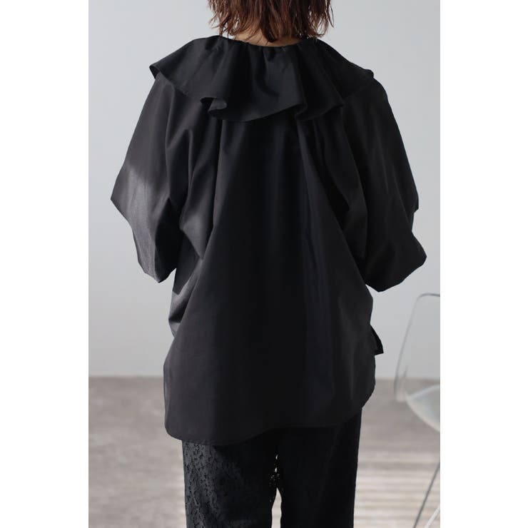 2WAYラッフルカラーブラウス 77-003551 | BONJOUR SAGAN | 詳細画像9 