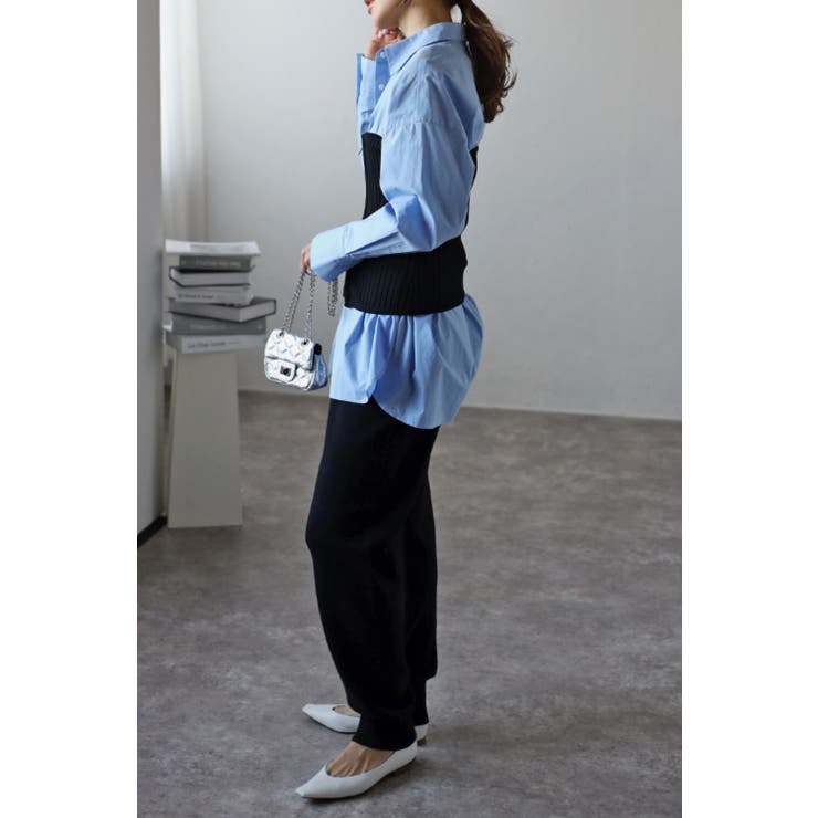 ダブルジップニットビスチェ 77-003560 | BONJOUR SAGAN | 詳細画像3 