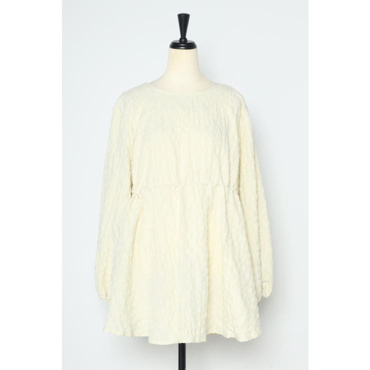 前後2WAYジャガードブラウス 77-003563 | BONJOUR SAGAN | 詳細画像15 