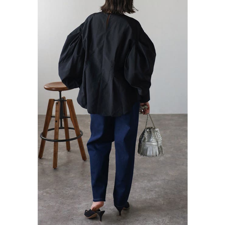 タックスリーブナイロンブラウス 77-003577 | BONJOUR SAGAN | 詳細画像14 