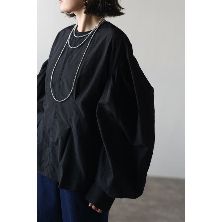 タックスリーブナイロンブラウス 77-003577 | BONJOUR SAGAN | 詳細画像16 