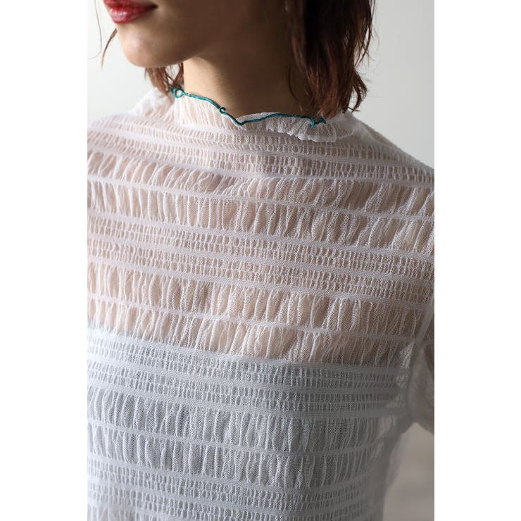 配色パイピングシアータートルプルオーバー 77-003627 | BONJOUR SAGAN | 詳細画像6 