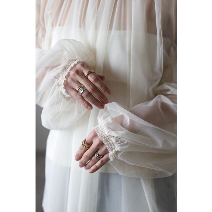 チュールギャザーブラウス 77-003639 | BONJOUR SAGAN | 詳細画像13 