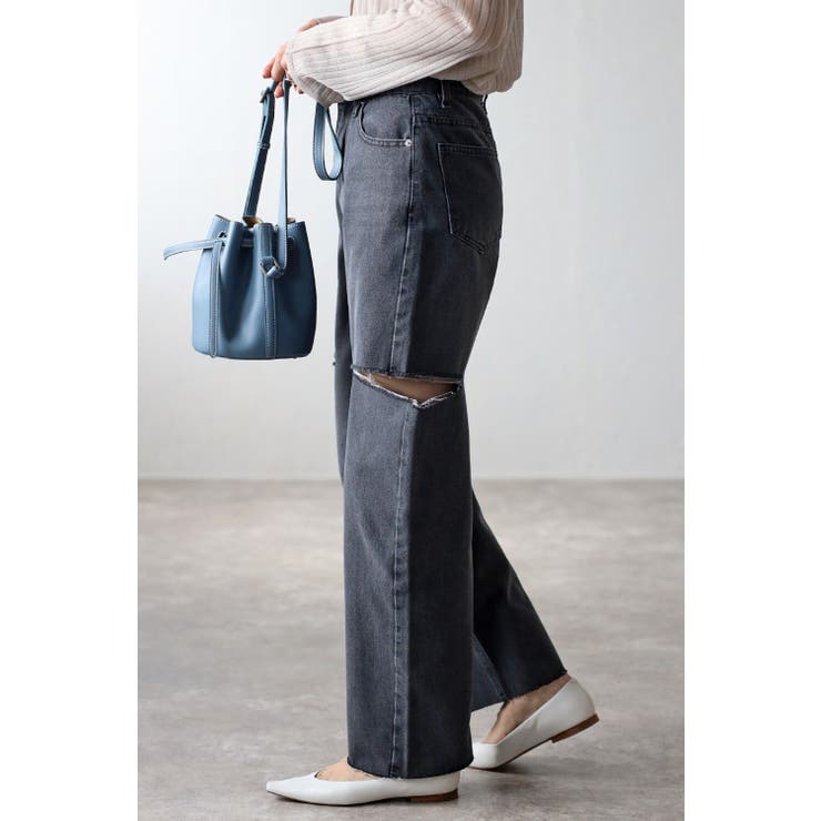 サイドカットスリットデニム 77-003678 | BONJOUR SAGAN | 詳細画像6 