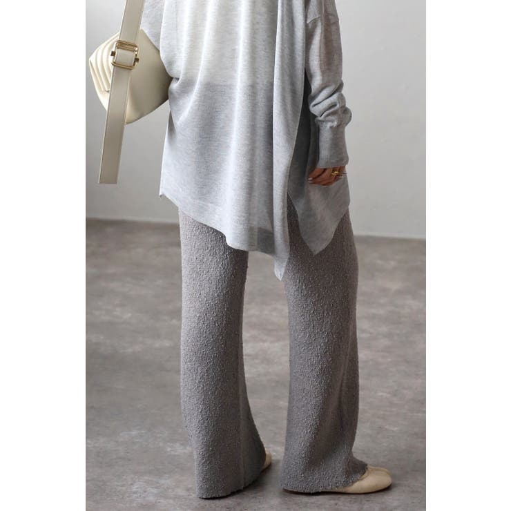 ネップヤーンニットパンツ 77-003698 | BONJOUR SAGAN | 詳細画像2 