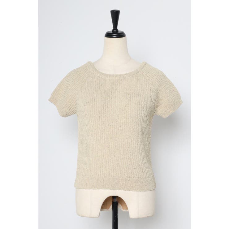 前後2WAYネップヤーンリブニットプルオーバー 77-003699 | BONJOUR SAGAN | 詳細画像16 